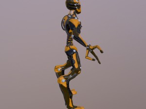 worker robot 3D Model