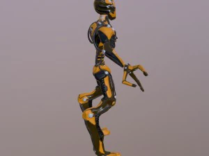 worker robot 3D Model