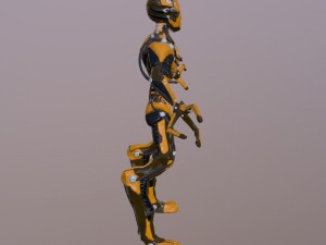 worker robot 3D Model
