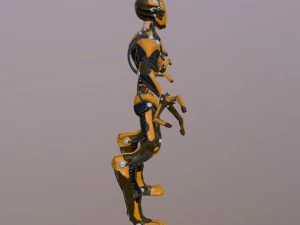 worker robot 3D Model
