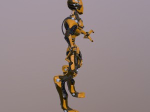 worker robot 3D Model