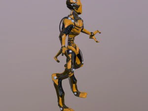 worker robot 3D Model
