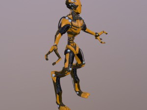 worker robot 3D Model
