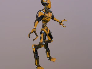 worker robot 3D Model