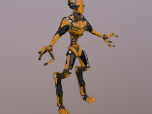 worker robot 3D Model