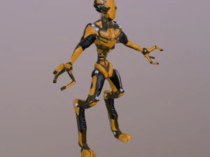 worker robot 3D Model