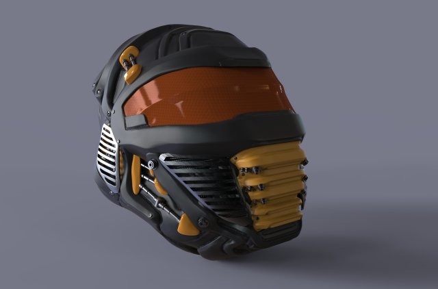 si-fi helm Modelo 3D .c4d .max .obj .3ds .fbx .stl .blend 