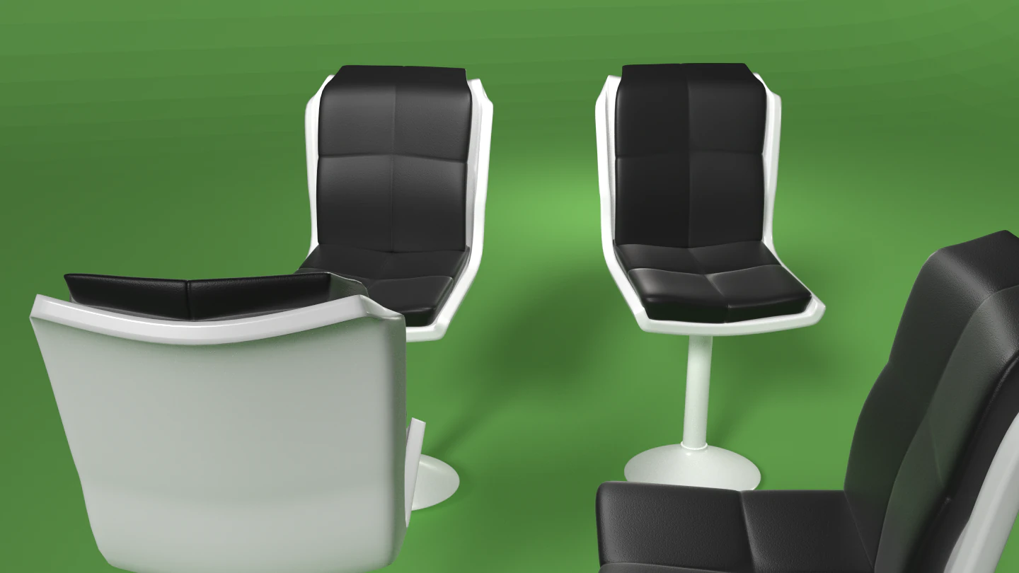 chair modern design 3D Model .c4d .max .obj .3ds .fbx .stl .blend