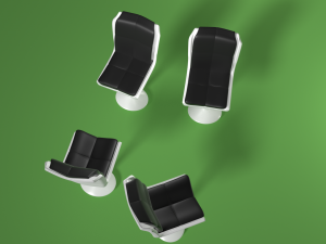 chair modern design Modelo 3D