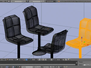 chair modern design 3D Model