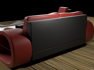 modern design sofa set 3D 모델