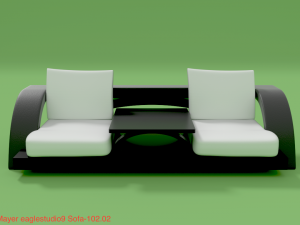 design sofa 102 Modelo 3D