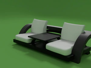 デザインソファ 102 3Dモデル