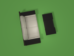 modern sofa cubusus Model 3D