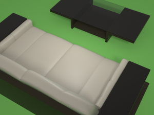 modern sofa cubusus Model 3D