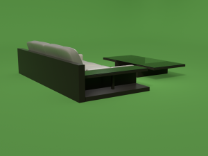 modern sofa cubusus Model 3D