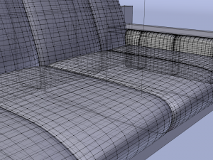 modern sofa cubusus Model 3D