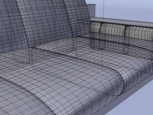 modern sofa cubusus 3D Model