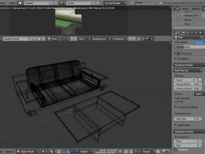 modern sofa cubusus Model 3D