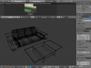 modern sofa cubusus 3D Model