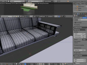 modern sofa cubusus 3D Model