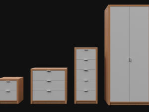 furniture for badroom livingroom architekture 3D Model