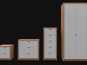 卧室客厅建筑家具 3D 模型