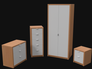 furniture for badroom livingroom architekture 3D 모델