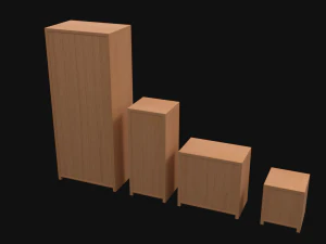 furniture for badroom livingroom architekture 3D Model