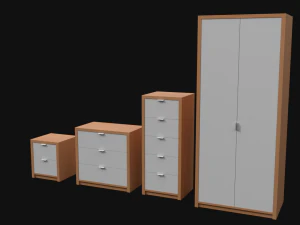 furniture for badroom livingroom architekture 3D Model
