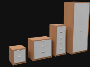 furniture for badroom livingroom architekture 3D Model