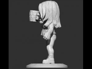 the man drinks beer 3D Print Model