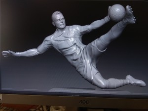 akinfeev beat out the ball 3D 打印模型