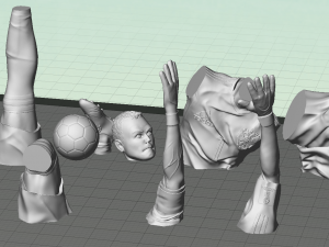 akinfeev beat out the ball 3D 打印模型