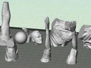 akinfeev beat out the ball 3D Print Model