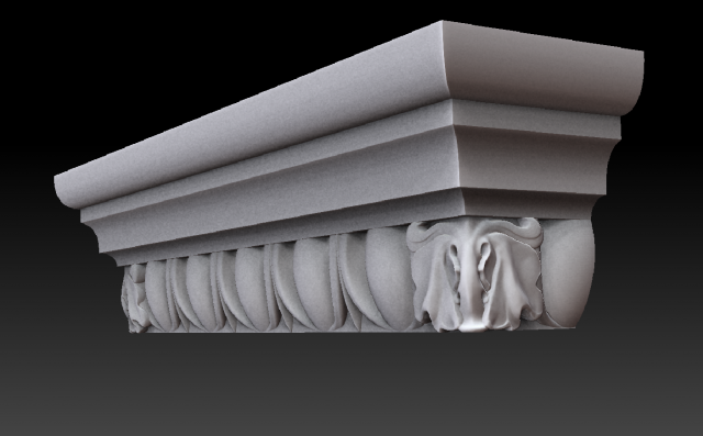 capitel pilaster 3D 打印模型 .c4d .max .obj .3ds .fbx .stl .blend 