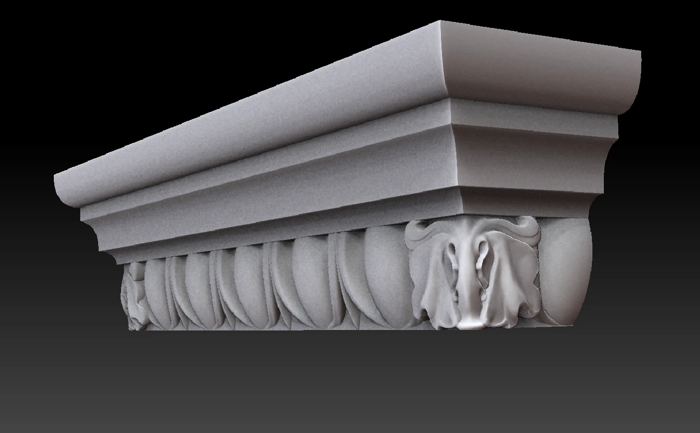 capitel pilaster 3D Print Model .c4d .max .obj .3ds .fbx .stl .blend 