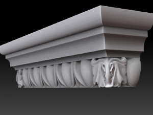capitel pilaster 3D Print Model