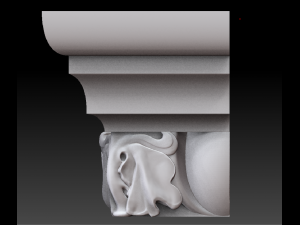 capitel pilaster 3D 打印模型