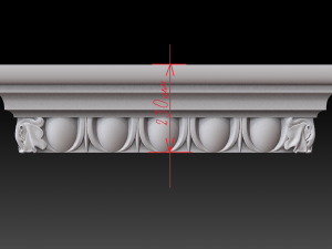 capitel pilaster 3D 打印模型
