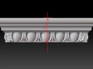 capitel pilaster 3D Print Model