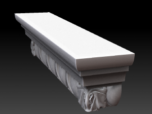 capitel pilaster 3D 打印模型