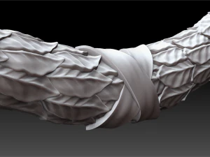 Front decor leafy garland 3D Print Model