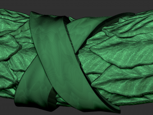 Front decor leafy garland 3D Принт Модель