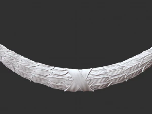 Front decor leafy garland 3D Print Model