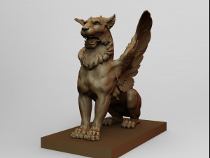 Griffin for 3d print 3D print model 3Dプリントモデル