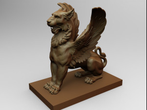 Griffin for 3d print 3D print model 3Dプリントモデル