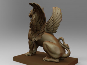 Griffin for 3d print 3D print model 3Dプリントモデル