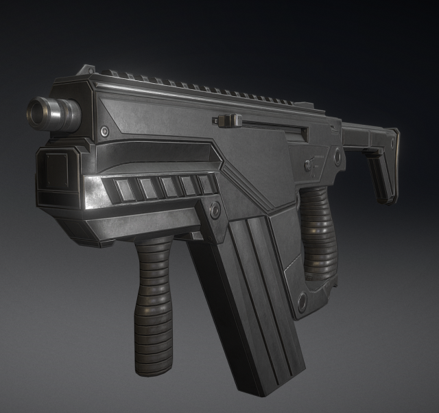 submachine m24 r Model 3D .c4d .max .obj .3ds .fbx .stl .blend 