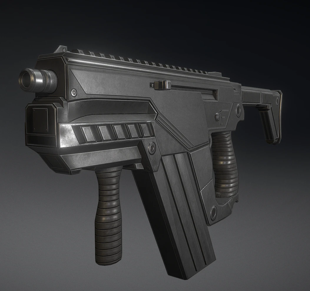 submachine m24 r 3D Model .c4d .max .obj .3ds .fbx .stl .blend 